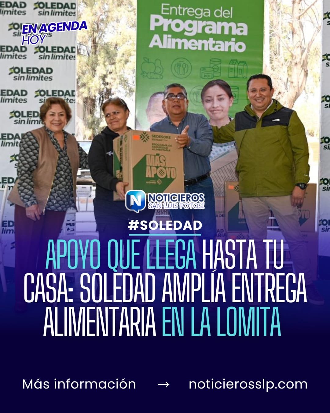 Ayuntamiento de Soledad refuerza programa alimentario con entregas a domicilio