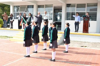 Conalep Puebla fomenta patriotismo y reconoce talento estudiantil en plantel Chipilo