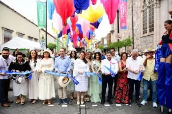 Gobernadora Tere Jiménez inaugura Feria Nacional de San Marcos 2026 con recorrido y premios de arte