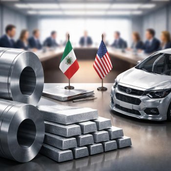 México busca acuerdo con EU sobre acero, aluminio y autos antes de revisión del T-MEC