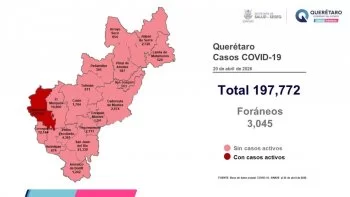 Querétaro reporta cero muertes por COVID-19 y solo un caso nuevo en la semana