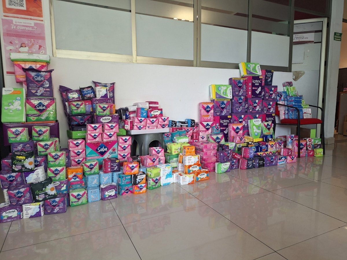 Colima lanza campaña '¿Te Sumas?' para donar artículos de gestión menstrual