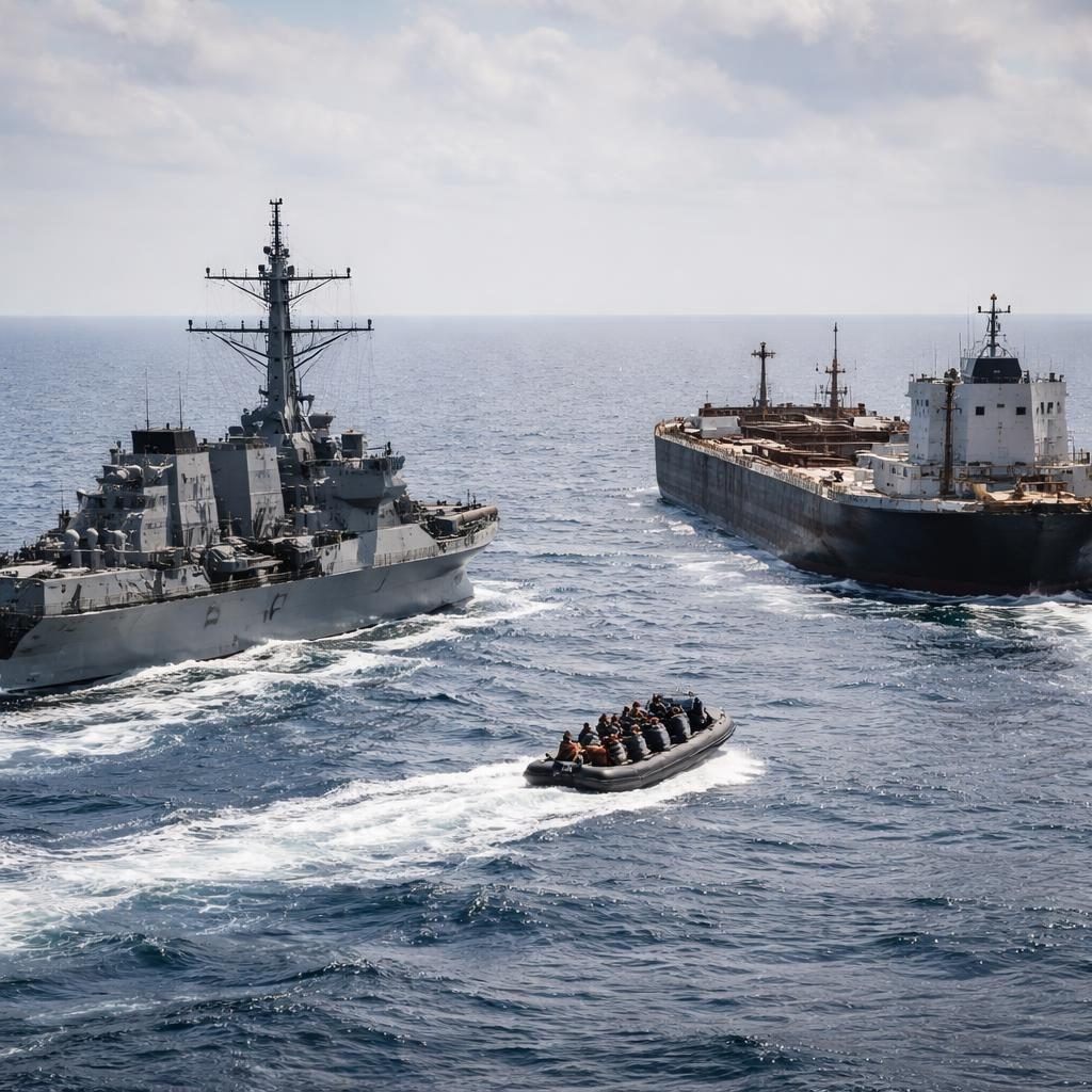 Estados Unidos intercepta buque y Trump afirma que llevaba un 'regalo' de China a Irán