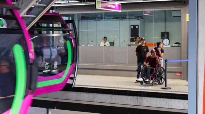 Gobernador destaca teleférico de Uruapan como transporte 100% inclusivo y gratuito