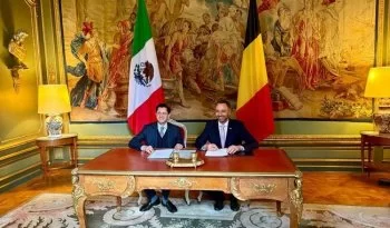 Canciller Velasco fortalece lazos con Bélgica en gira de trabajo por Bruselas