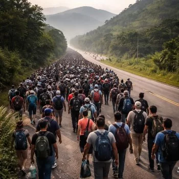 Caravana migrante de Tapachula avanza hacia CDMX; denuncian falta de respuesta en trámites