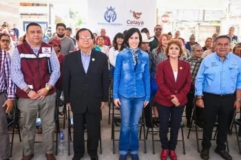 Celaya inaugura obras de pavimentación con inversión de 12.2 mdp