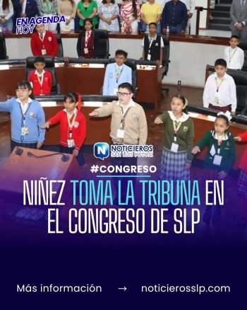Congreso de SLP avala Parlamento de las Niñas y los Niños 2026