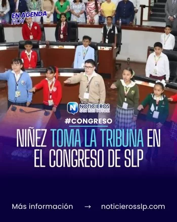 Congreso de SLP avala Parlamento de las Niñas y los Niños 2026