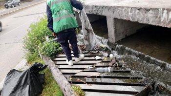 Gobierno de San Luis Potosí realiza limpieza en Río Santiago tras lluvias