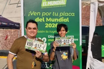 Placas mundialistas superan 25 mil unidades en San Luis Potosí con recaudación de 12.5 mdp