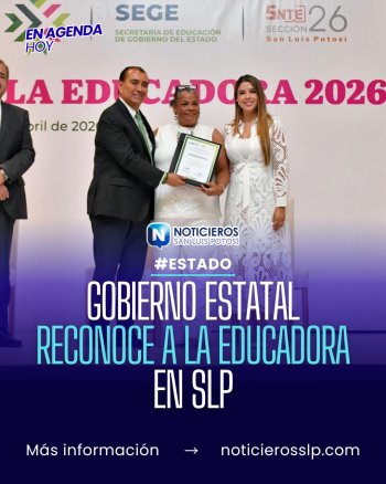 Reconocen a más de 2 mil educadoras por su trayectoria en San Luis Potosí