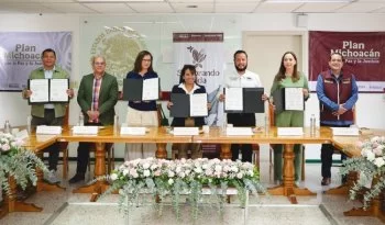 Sembrando Vida firma tres convenios clave en Michoacán para fortalecer producción y comercialización