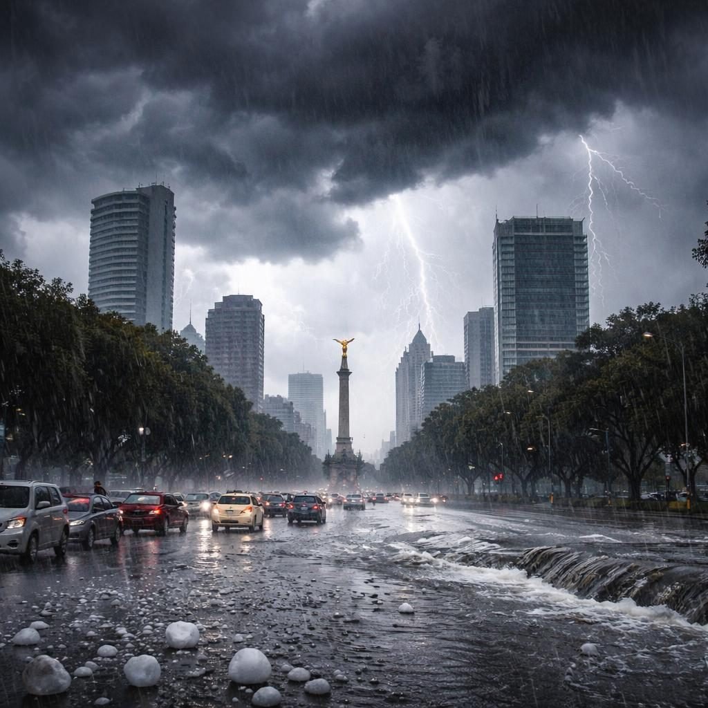 Pronóstico de lluvias y granizo para hoy en CDMX: horarios y alertas