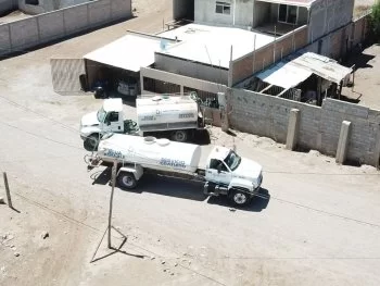 Accidente vehicular interrumpe bombeo de agua en Chihuahua, afecta a colonias
