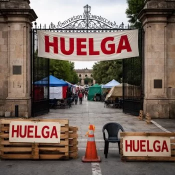 Determinan que huelga de SUEUM en UMSNH sea de puertas abiertas