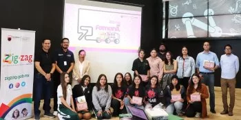 Estudiantes reciben kits para Torneo Zigzag de Robótica Femenil en Zacatecas