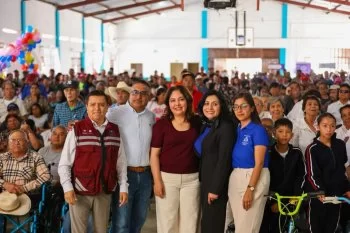 Gobierno de Zacatecas inaugura comedor escolar y entrega apoyos sociales en Concepción del Oro