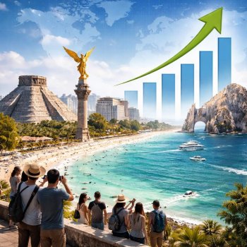México registra cifra récord de visitantes internacionales en 2026
