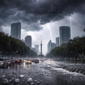 Pronóstico de lluvias y granizo para hoy en CDMX: horarios y alertas