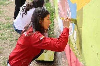 Puebla inicia programa nacional 'Tequios por la Tierra y Murales Mundialistas'