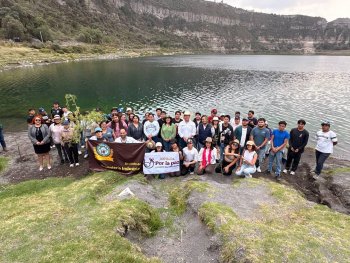 UTP encabeza Jornada de Tequios por la Paz en Aljojuca por el Día de la Madre Tierra