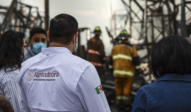 Incendio en bodega de Leche para el Bienestar en Zacatecas provoca pérdidas por 4.65 mdp