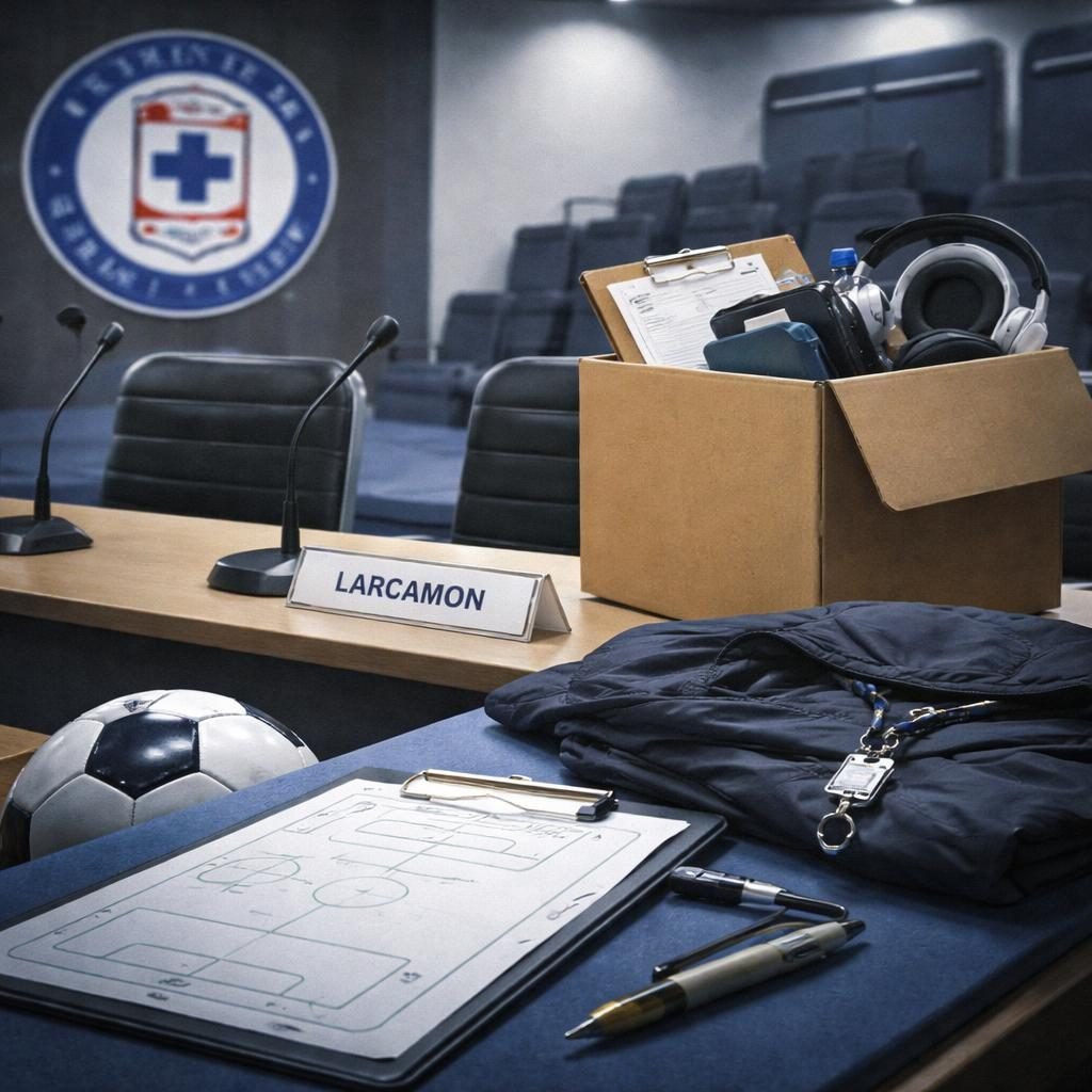 Larcamón carga contra cruz azul tras ser despedido: "respeto la decisión, pero no la comparto"