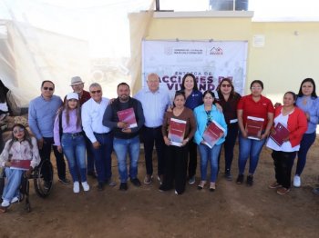 Gobierno de BCS entrega 31 acciones de vivienda en Mulegé con inversión de 9.3 mdp