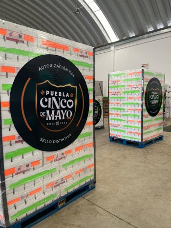Gobierno de Puebla exporta segundo cargamento de productos poblanos a Nueva York y Nueva Jersey