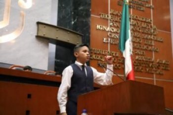 Niños guerrerenses exponen propuestas de seguridad y medio ambiente en el Parlamento Infantil