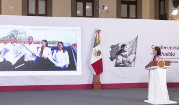 Sheinbaum inaugura tres puentes en Colima; uno llevará el nombre de la política Celsa Virgen Pérez