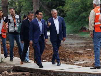 Supervisa Félix Arratia avance del Centro Integral de Cuidados en Guadalupe