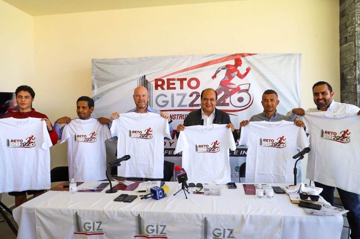 Zacatecas presenta el Reto GIZ 2026: carrera atlética que impulsa turismo y deporte