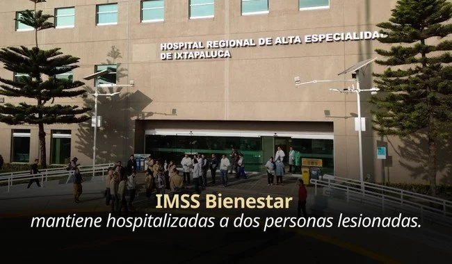 Salud reporta tres lesionados tras incidente en Teotihuacán; uno fue trasladado al ISSSTE