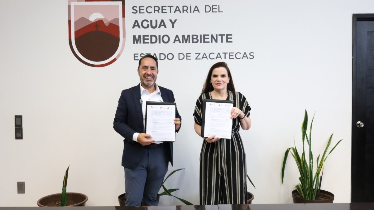 SAMA y Cecytez firman convenio para impulsar cultura ambiental en estudiantes de Zacatecas
