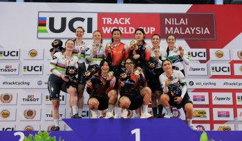 Ciclistas mexicanas brillan con dos medallas en la Copa del Mundo de Pista en Malasia