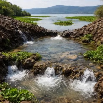 Descubren tres nuevos manantiales en el lago de Pátzcuaro, Michoacán