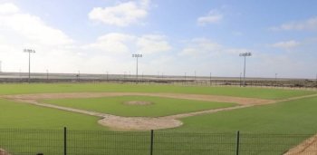 Gobierno entrega estadio de béisbol profesional en Guerrero Negro, Mulegé