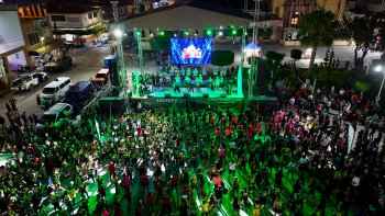 Más de mil 500 personas participan en 'Zumbanda' en Soledad de Graciano Sánchez