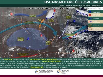 Oaxaca enfrentará lluvias y aumento de temperaturas este viernes, alerta Protección Civil