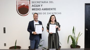 SAMA y Cecytez firman convenio para impulsar cultura ambiental en estudiantes de Zacatecas
