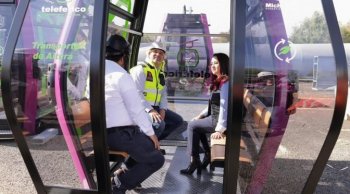 Teleférico de Morelia alcanza 68% de avance; inauguración será este año: Bedolla