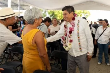 Gobernador Jara inaugura obra de agua potable en Santa María Tonameca con inversión de 19 mdp