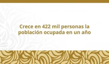 Tasa de desocupación en México baja a 2.4% en marzo de 2026; empleo formal suma 4 millones desde 2019