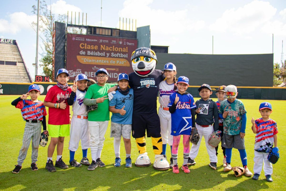 Quintana Roo se suma a la Clase Nacional de Béisbol y Softbol ‘Diamantes de Paz’ con 315 participantes