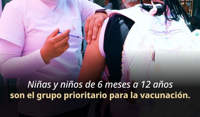 México aplica 37 millones de vacunas contra sarampión; priorizan a niños de 6 meses a 12 años