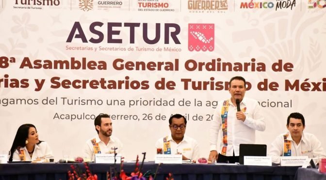 Roberto Monroy, secretario de Turismo de Michoacán, es nombrado presidente de Asetur