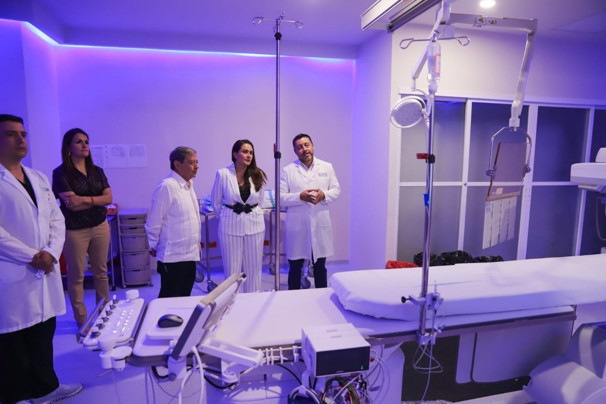 Tere Jiménez inaugura sala de Hemodinamia y anuncia nuevas unidades en Aguascalientes