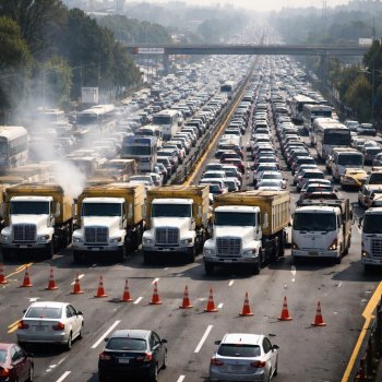 Bloqueo intermitente en la México-Pachuca genera caos vial hacia CDMX